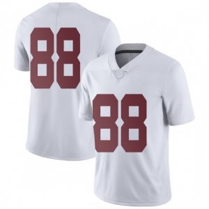 NCAA Men's Alabama Crimson Tide #88 Major Tennison Stitched College Nike Authentic No Name White Football Jersey XS17V17PW